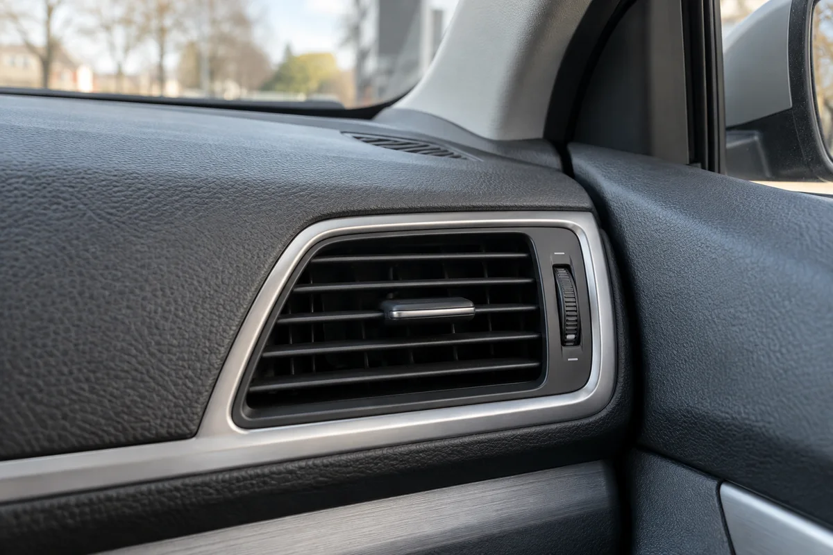 Adjustable dashboard air vent